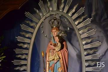 Bajada de la Virgen de las Nieves y encuentro folclórico Anzar en Lomo Magullo (Foto Francisco Javier Santana)